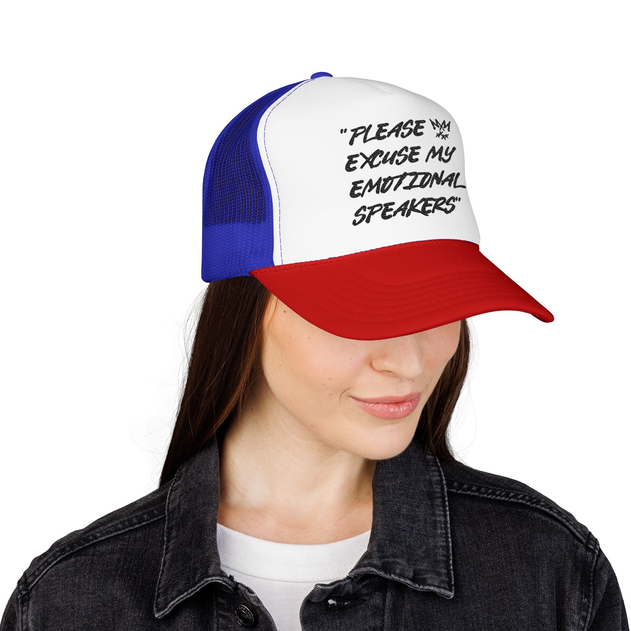 "Please Excuse My Emotional Speakers" | Music Maniacs | Foam Trucker | Musical Quote Streetwear