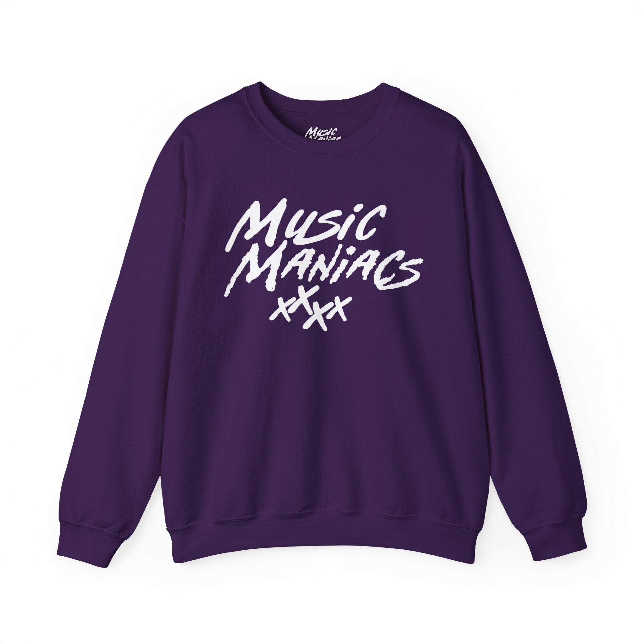 Stacked White Logo Crewneck Sweatshirt