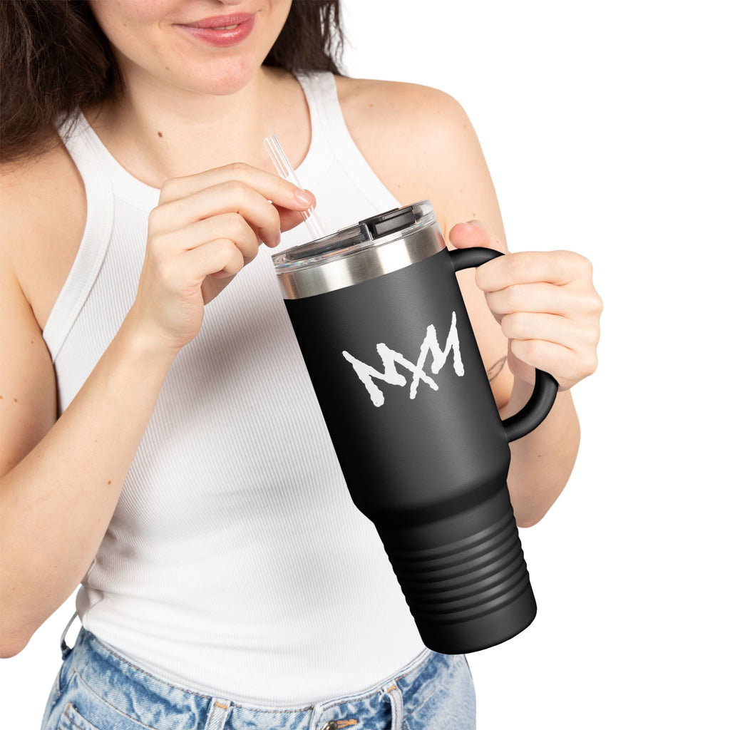 MM Cross  Black Insulated Travel Mug 40oz