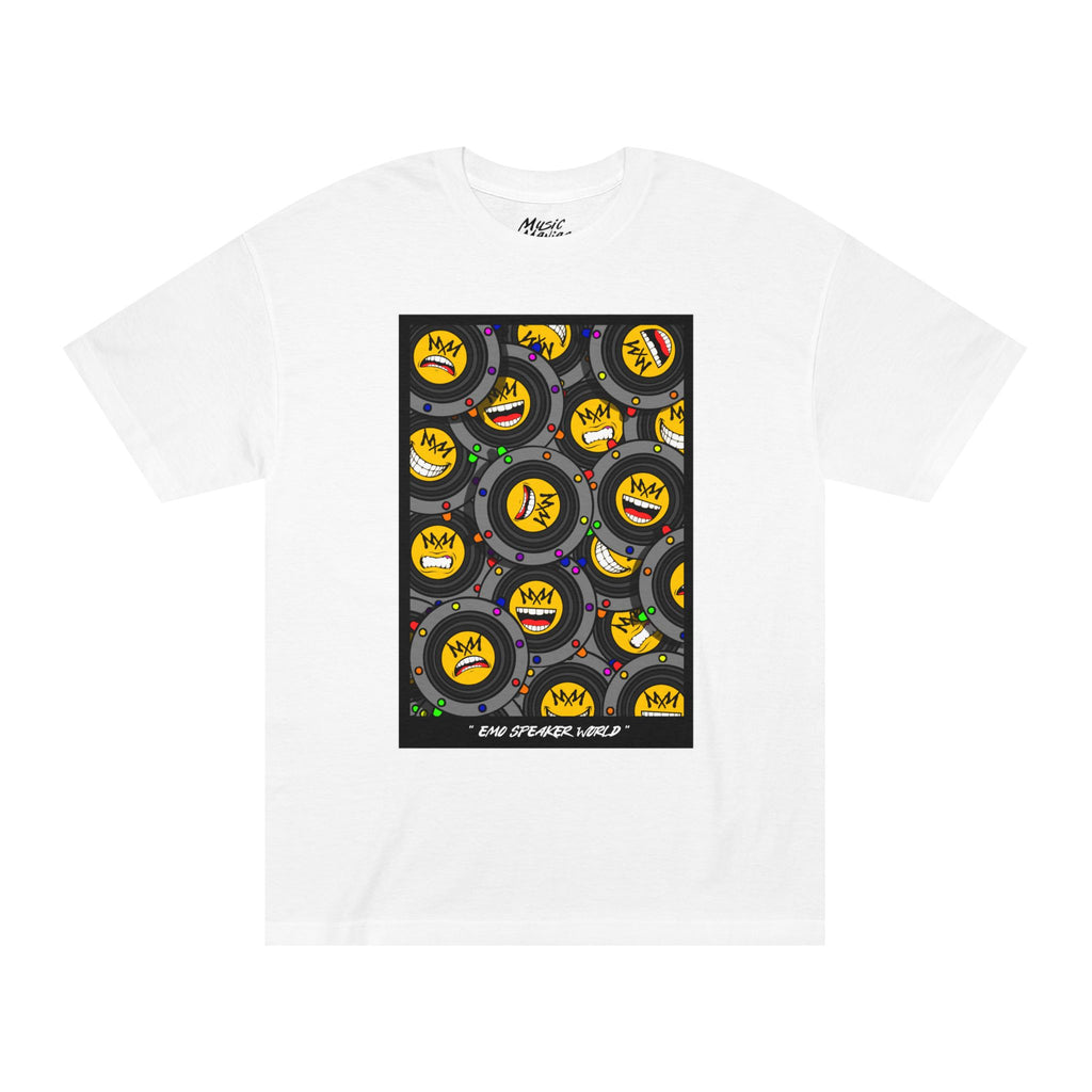 EMO Speaker World White T-shirt