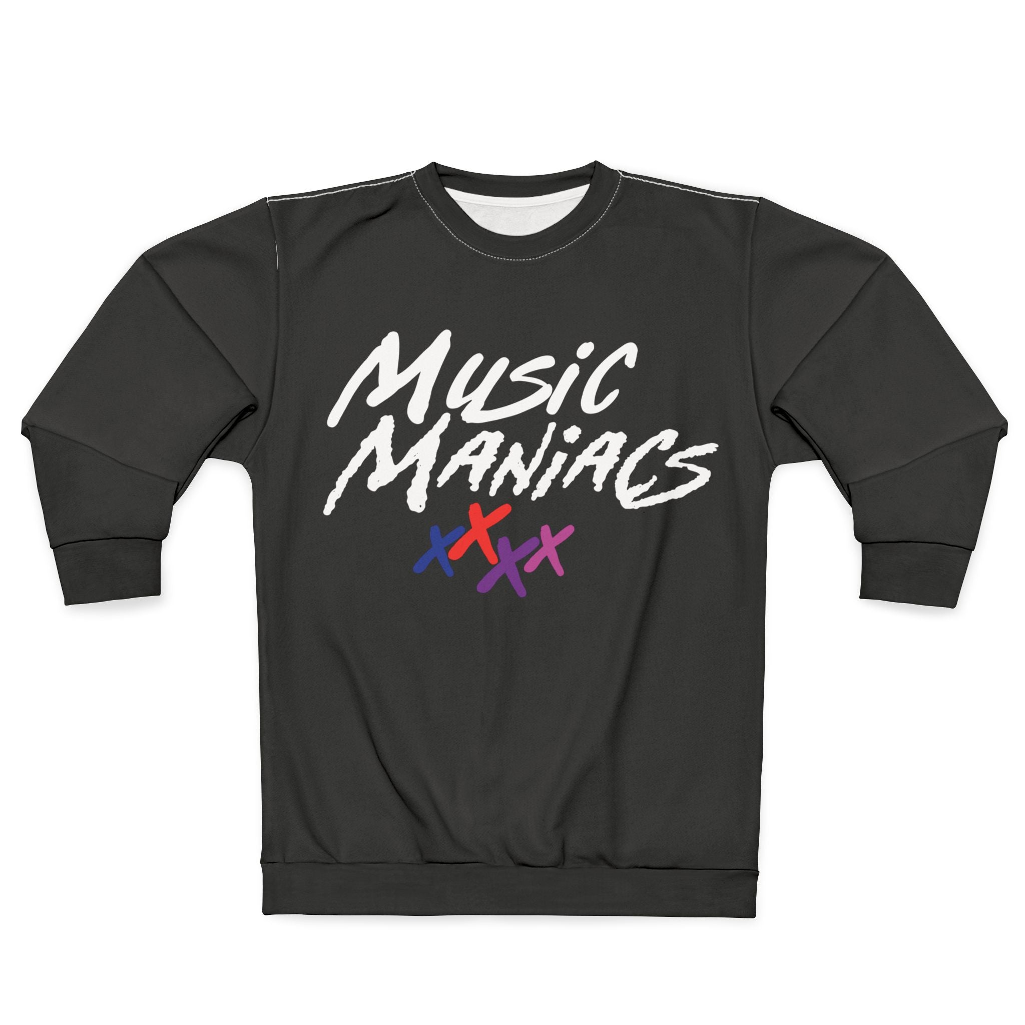 Stacked Logo Prinzazz SP Black Crewneck Sweatshirt