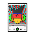 Press PLAY! Mann Alt Matte Framed Canvas