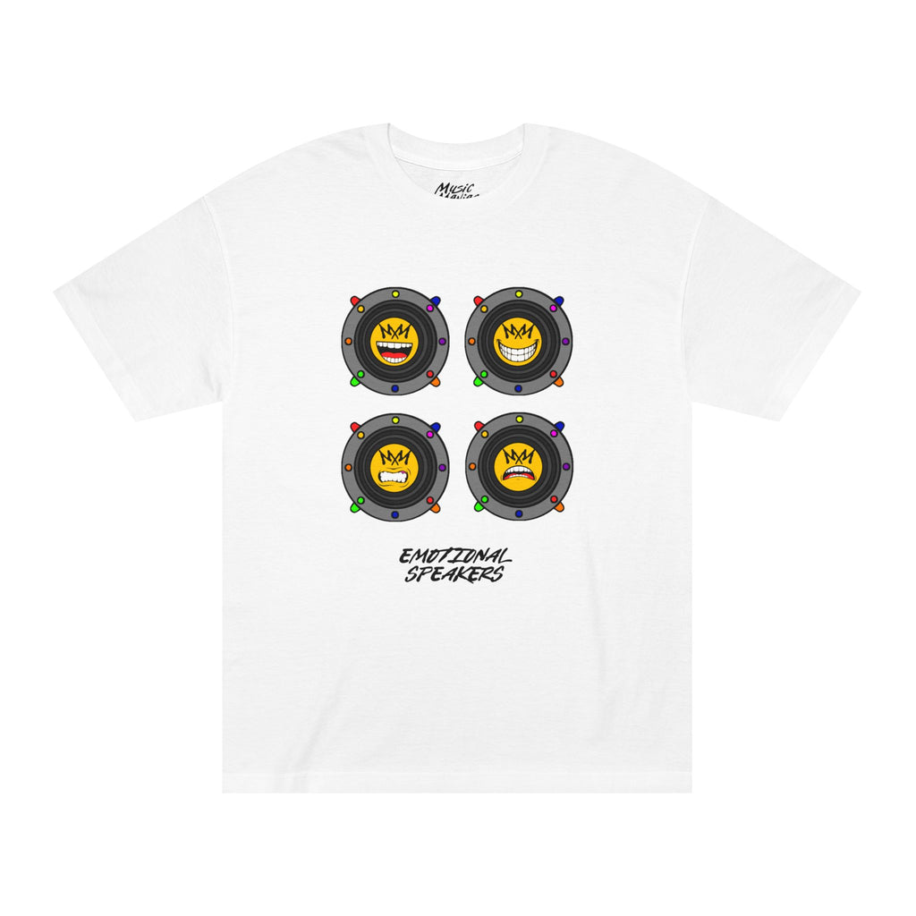 4 EMO Speakers White T-shirt