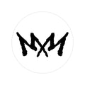 MM Cross Transparent Outdoor Stickers, Round, 1pcs
