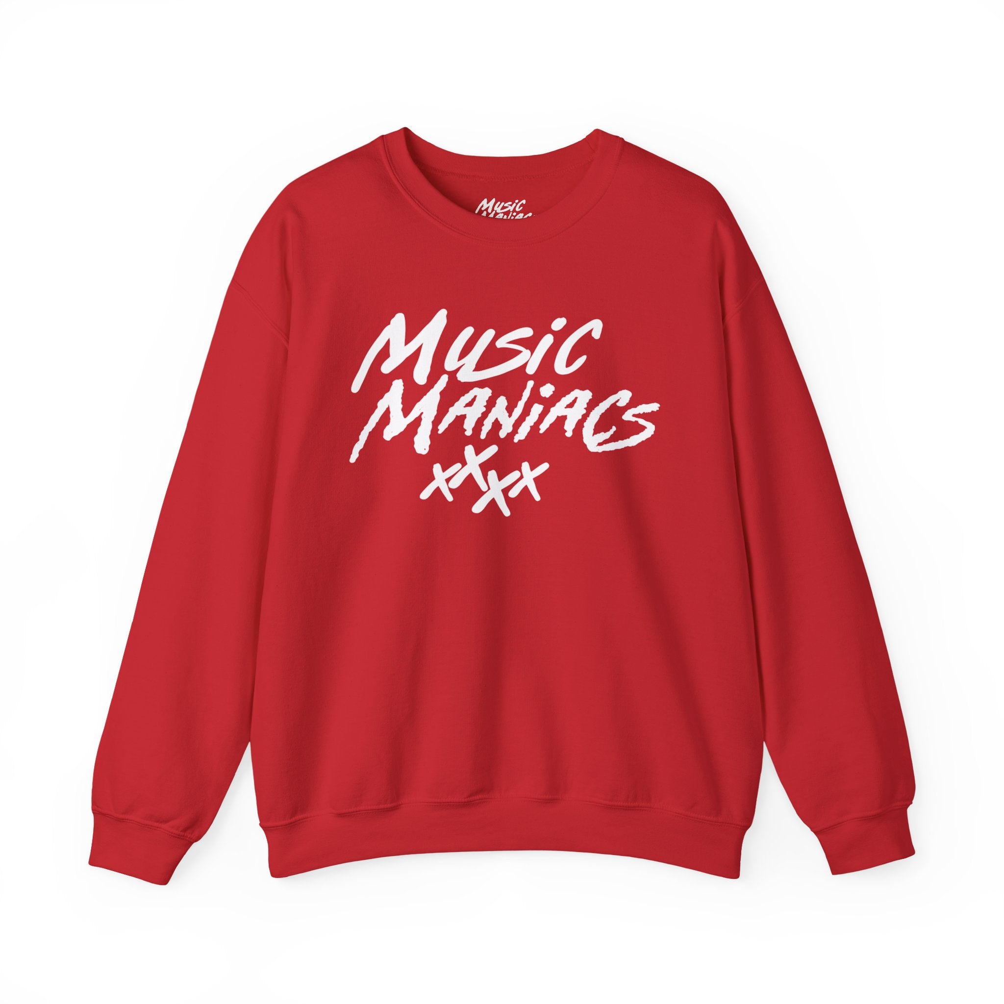 Stacked White Logo Crewneck Sweatshirt