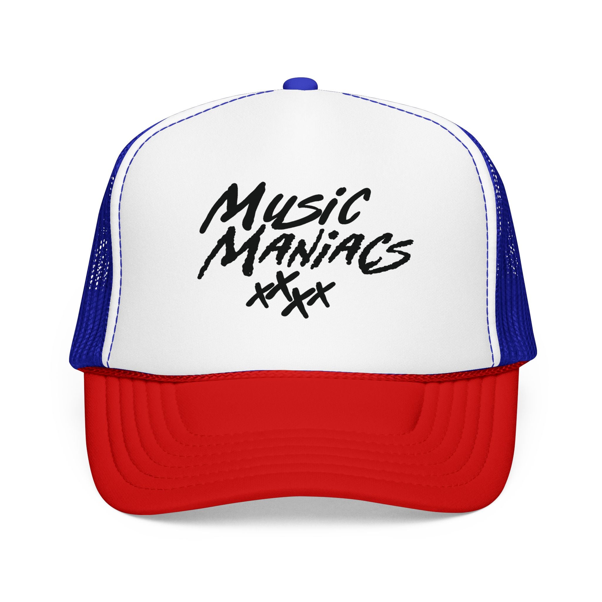 Stacked Logo Snapback Trucker Hat