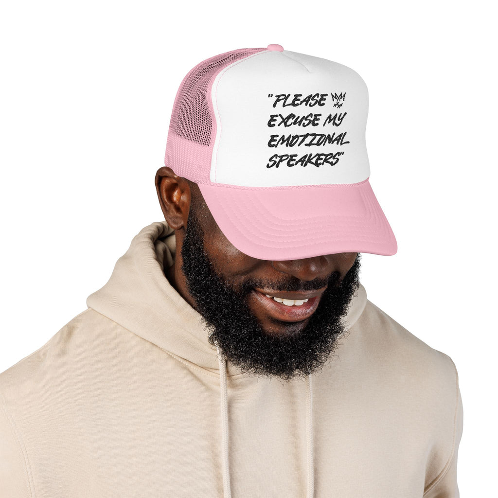 "Please Excuse My Emotional Speakers" | Music Maniacs | Foam Trucker | Musical Quote Streetwear