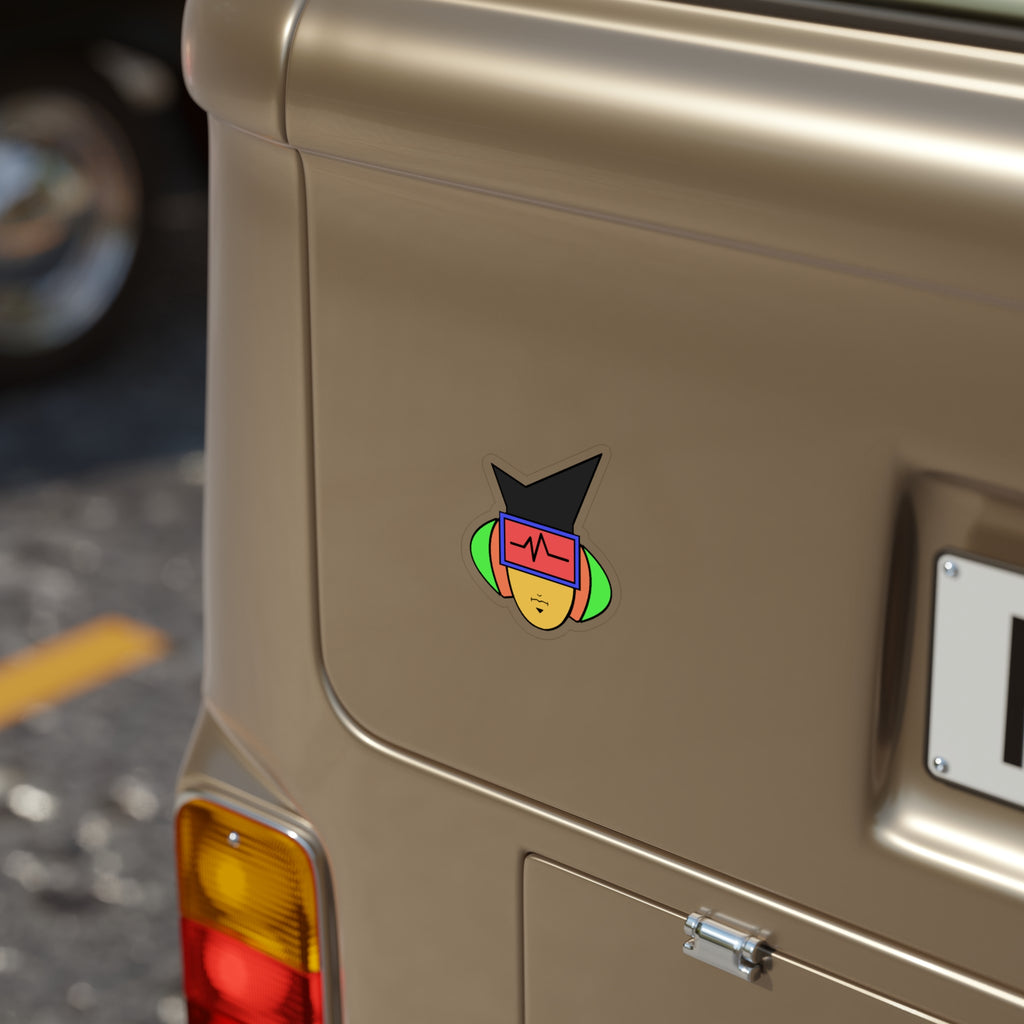 It's Mann Mann Face Die-Cut Outdoor Sticker