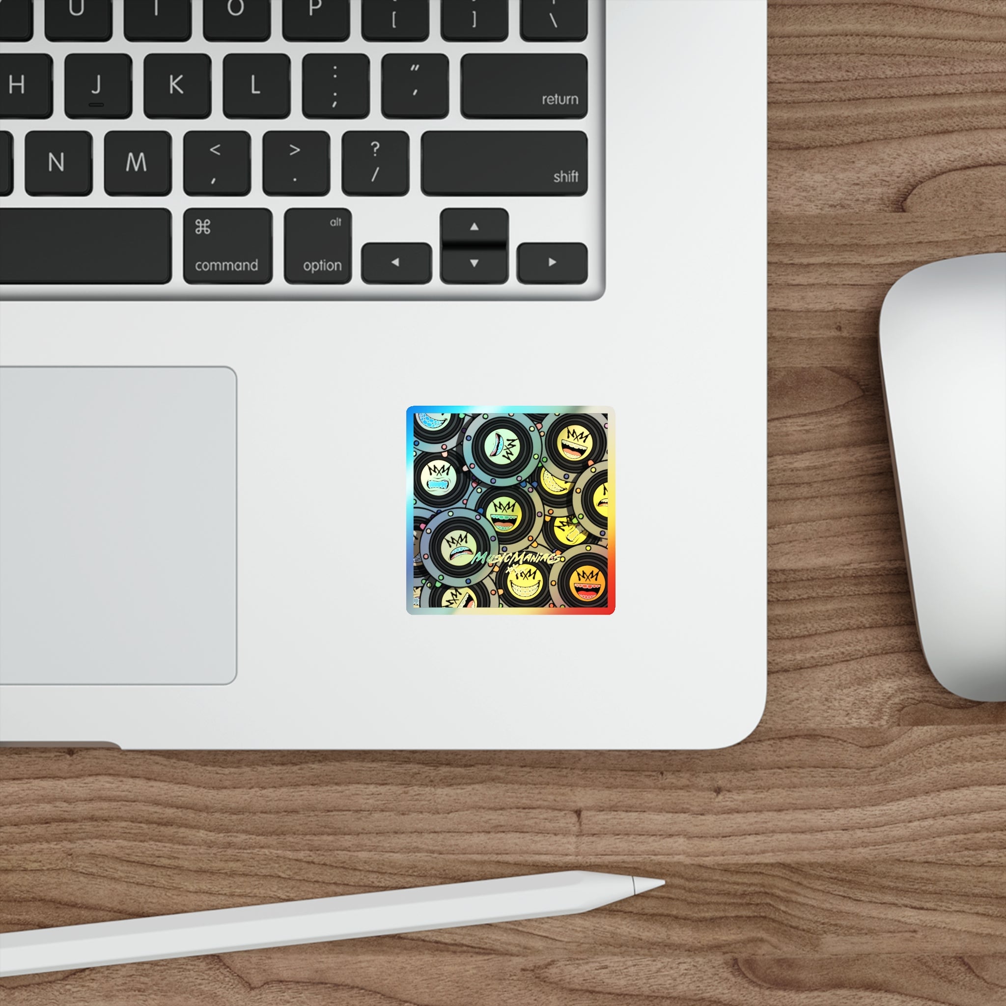 MMX EMO Speaker World Holographic Die-Cut Sticker
