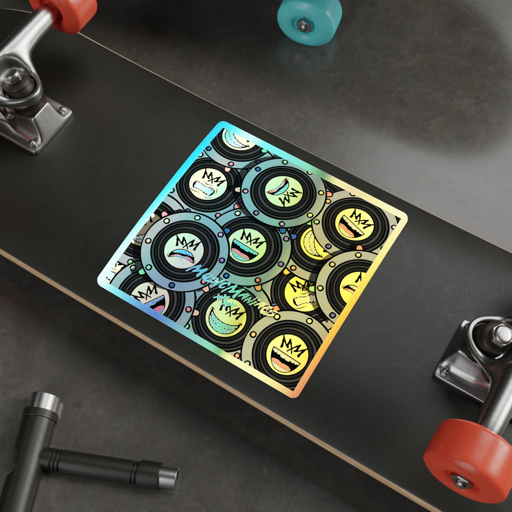 MMX EMO Speaker World Holographic Die-Cut Sticker