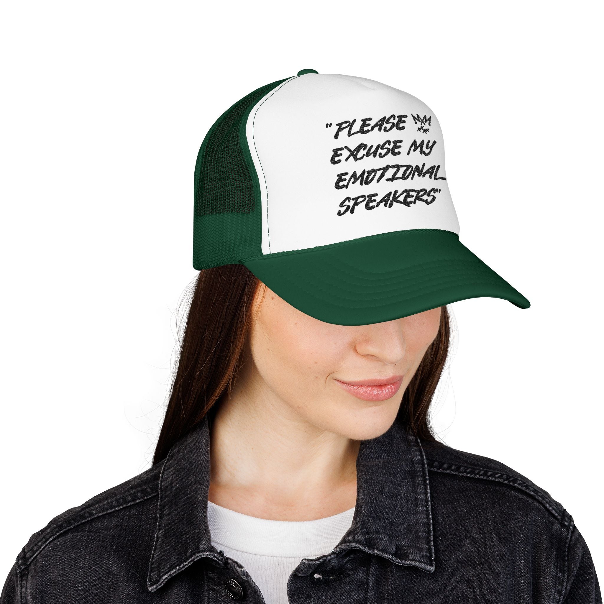 "Please Excuse My Emotional Speakers" | Music Maniacs | Foam Trucker | Musical Quote Streetwear