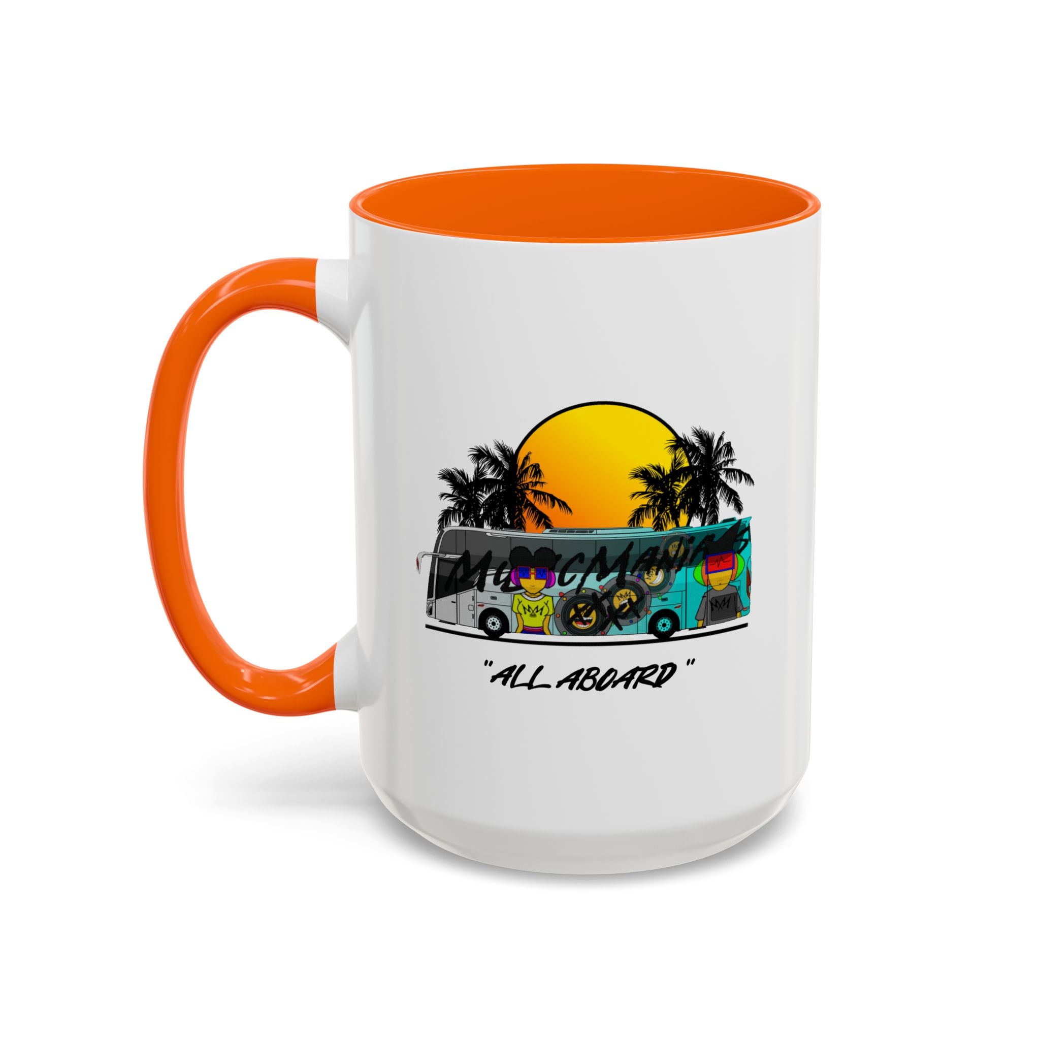 All Aboard MMX Tour Bus Coffee Mug