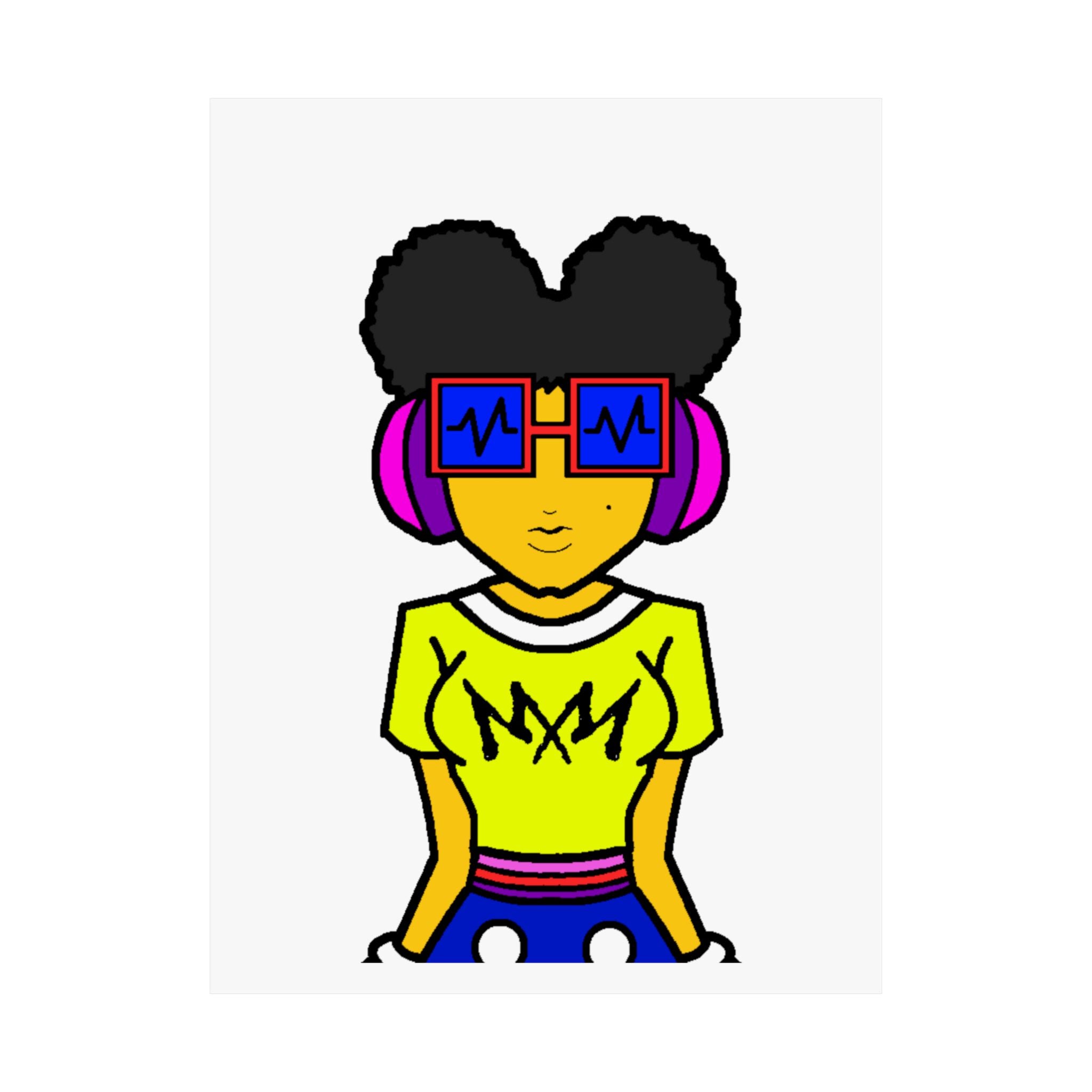 It's Pinzazz! | Music Maniacs | Matte Vertical Poster | Musical Street Artwork