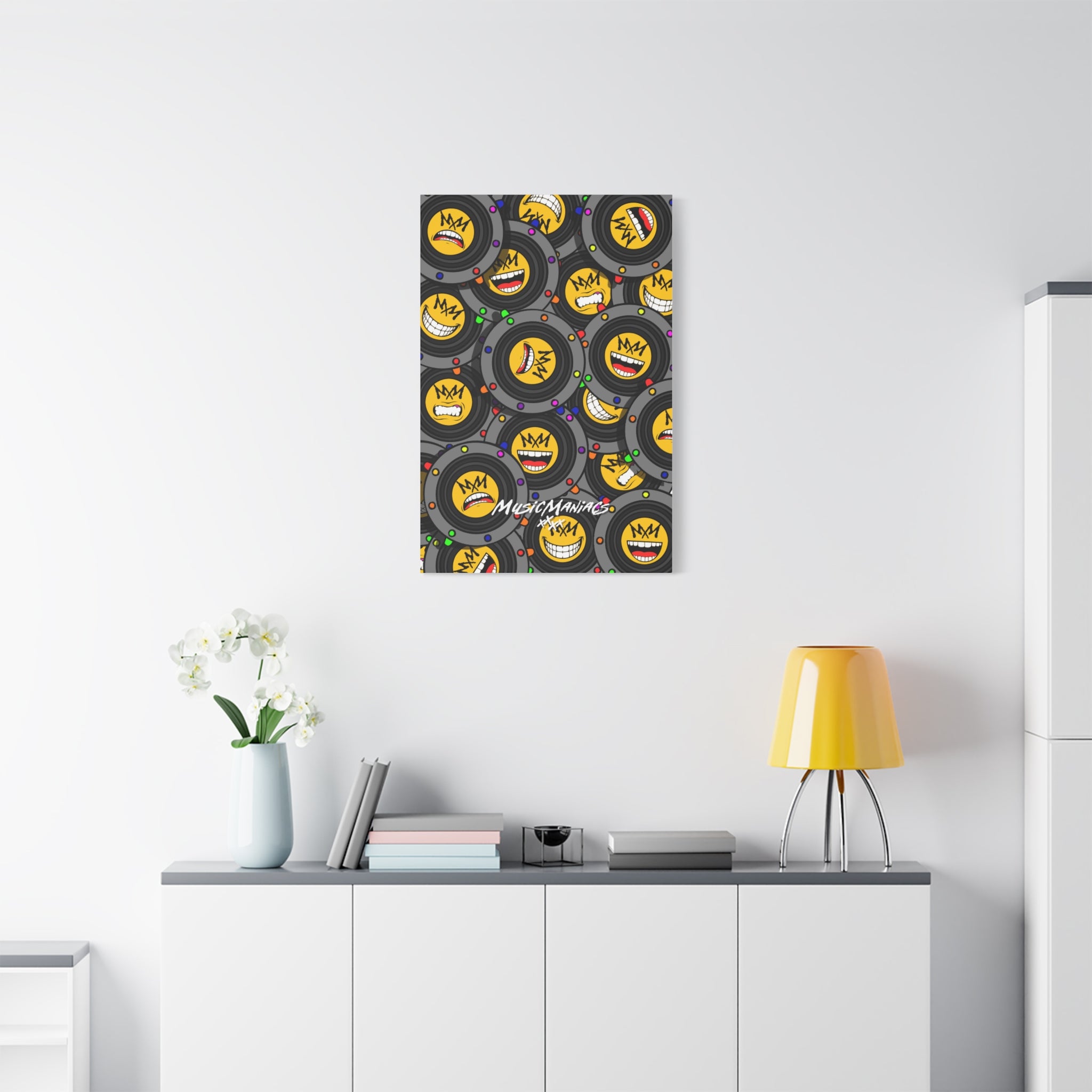 EMO Speaker World Canvas Art