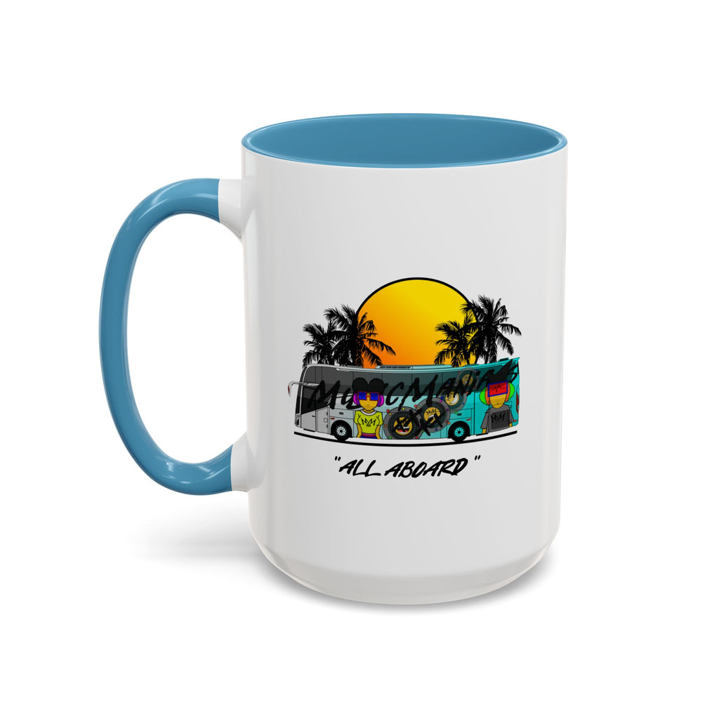 All Aboard MMX Tour Bus Coffee Mug